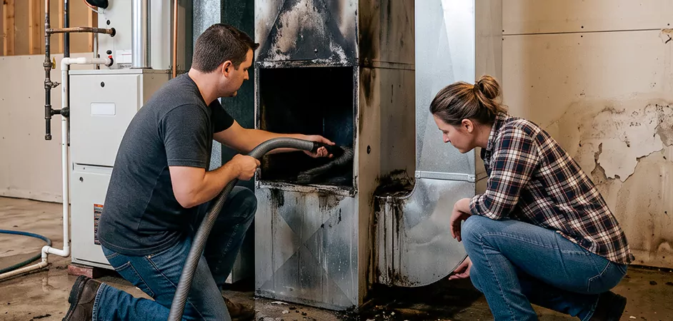 Fire and Flood Duct Restoration in Cambridge, MD