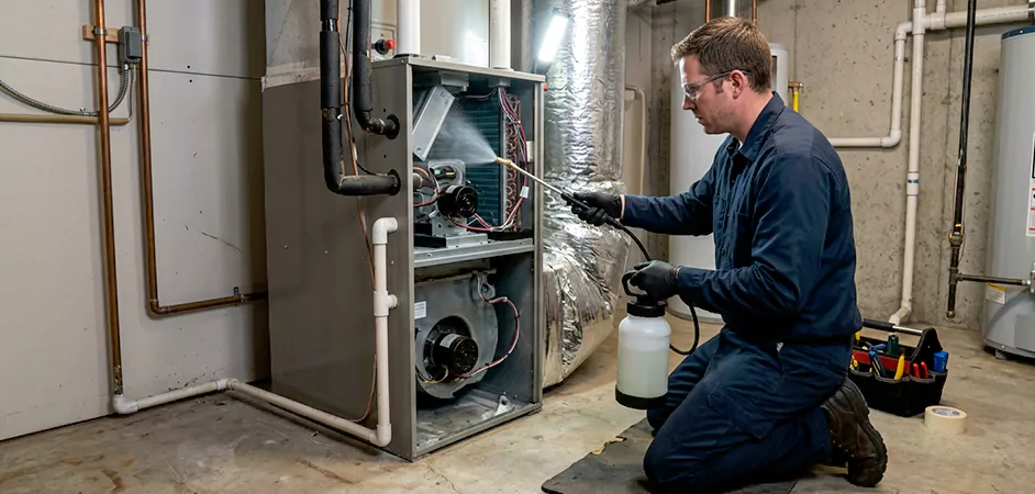 Air Handler Antimicrobial Treatment in Cambridge
