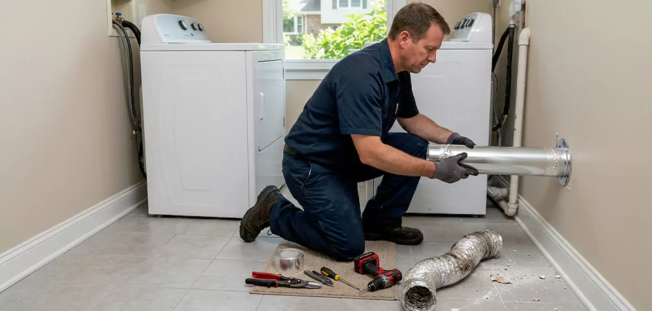 Dryer Vent Replacement in Cambridge
