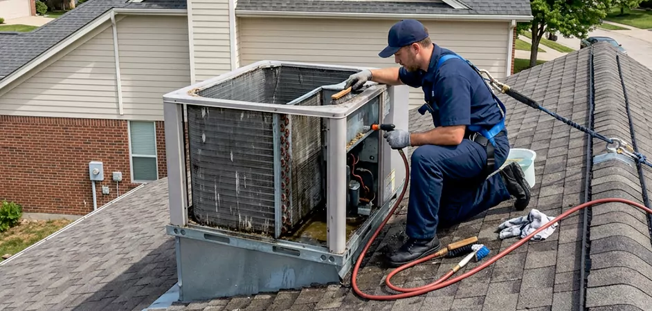 Rooftop Unit Cleaning in Cambridge