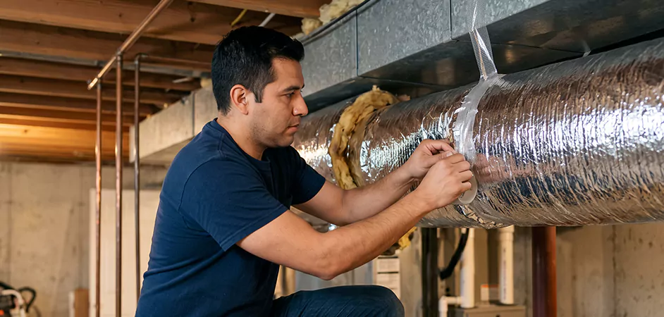 Duct Insulation Upgrade in Cambridge